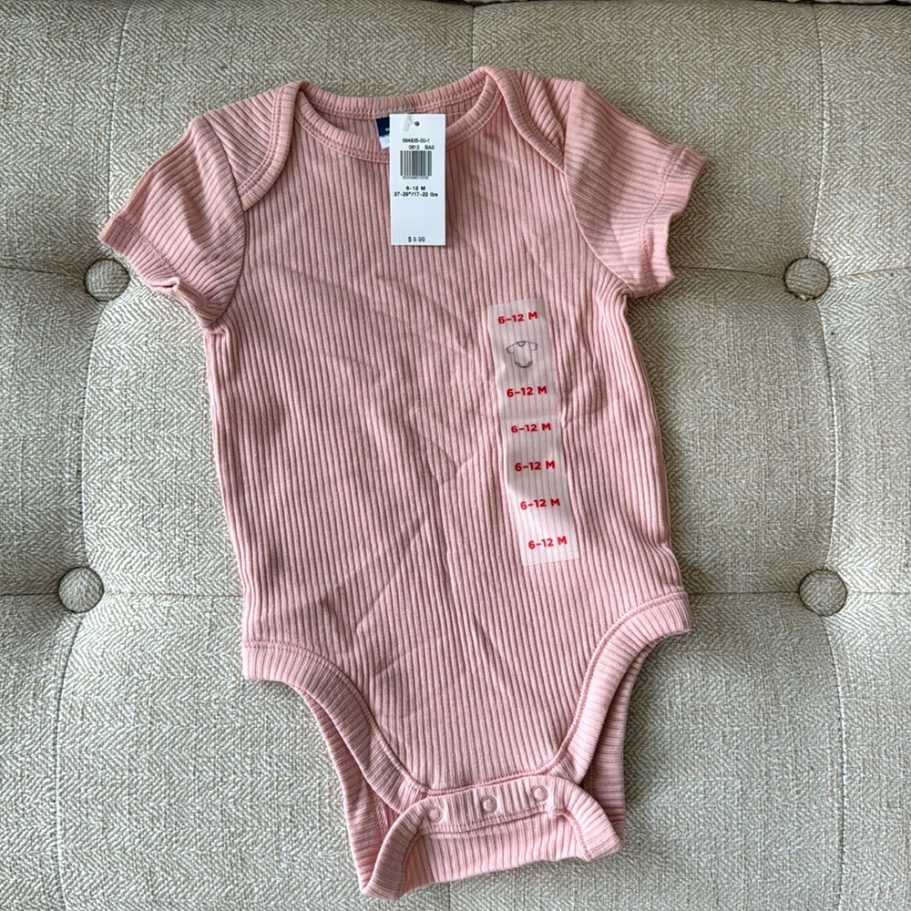 Old Navy Pink Baby Girl Onesie